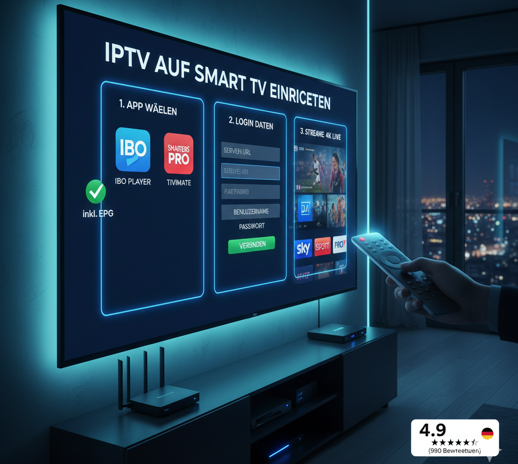 IPTV Einrichtung Smart TV Guide